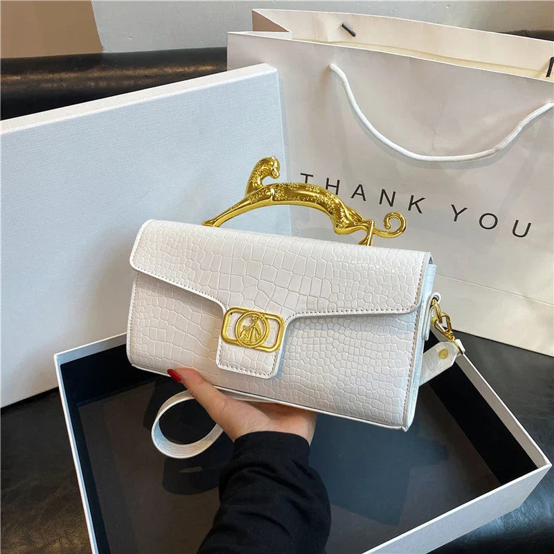 Luxury Quality Handbags For Women Patent Leather Crocodile