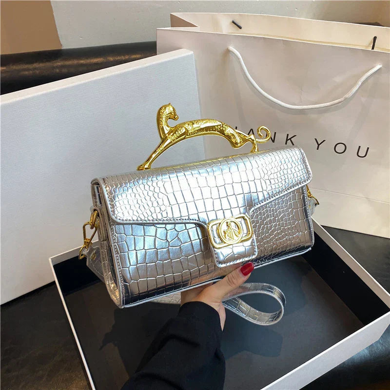 Luxury Quality Handbags For Women Patent Leather Crocodile