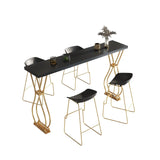 Luxury Solid Wood Bar Table Home Milk Tea