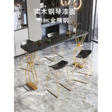 Luxury Solid Wood Bar Table Home Milk Tea
