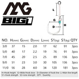 MAG Strong BG1 Hook Single Jig Hook Slow