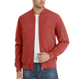 MAGCOMSEN Men's Aviator Jacket Lightweight Casual Spring Autumn