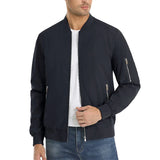 MAGCOMSEN Men's Aviator Jacket Lightweight Casual Spring Autumn