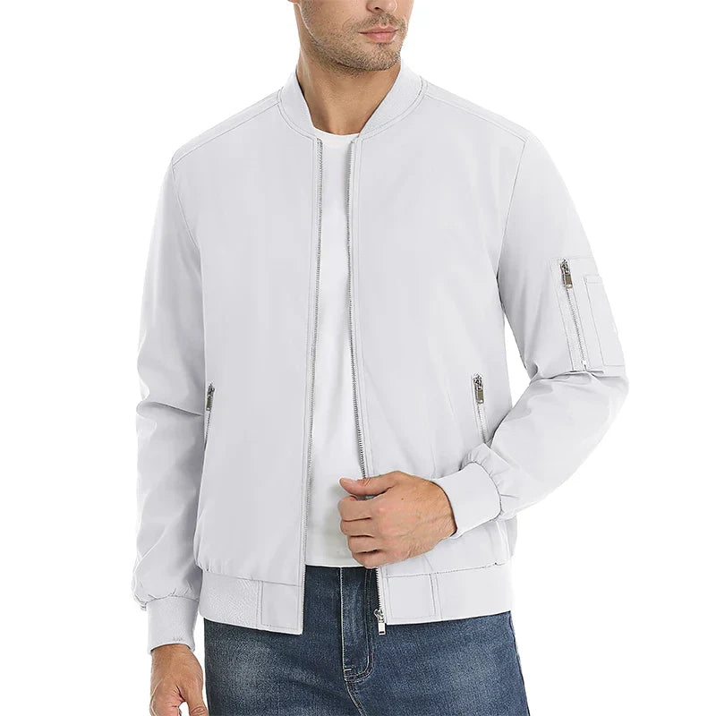 MAGCOMSEN Men's Aviator Jacket Lightweight Casual Spring Autumn