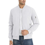 MAGCOMSEN Men's Aviator Jacket Lightweight Casual Spring Autumn