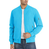 MAGCOMSEN Men's Aviator Jacket Lightweight Casual Spring Autumn