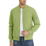 MAGCOMSEN Men's Aviator Jacket Lightweight Casual Spring Autumn