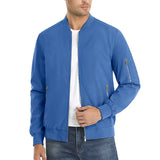 MAGCOMSEN Men's Aviator Jacket Lightweight Casual Spring Autumn