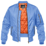 MAGCOMSEN Men's Aviator Jackets Thick Warm Orange Lining