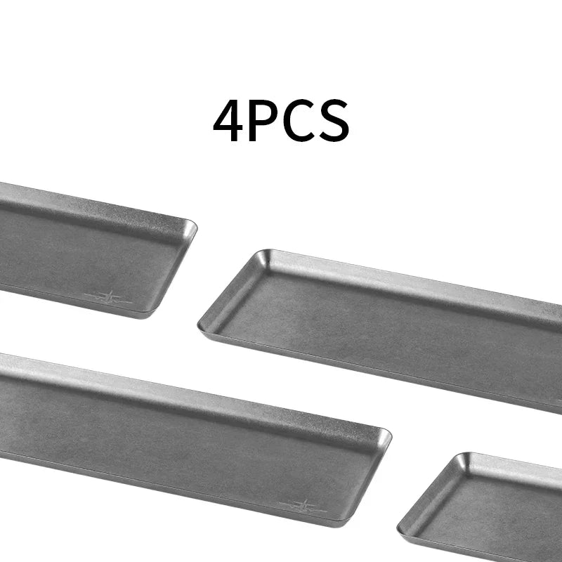 MHW-3BOMBER Vintage Espresso Coffee Bar Tray Rectangular Stainless