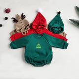 MILANCEL Baby Bodysuit Christmas One Piece Embroidery Santa