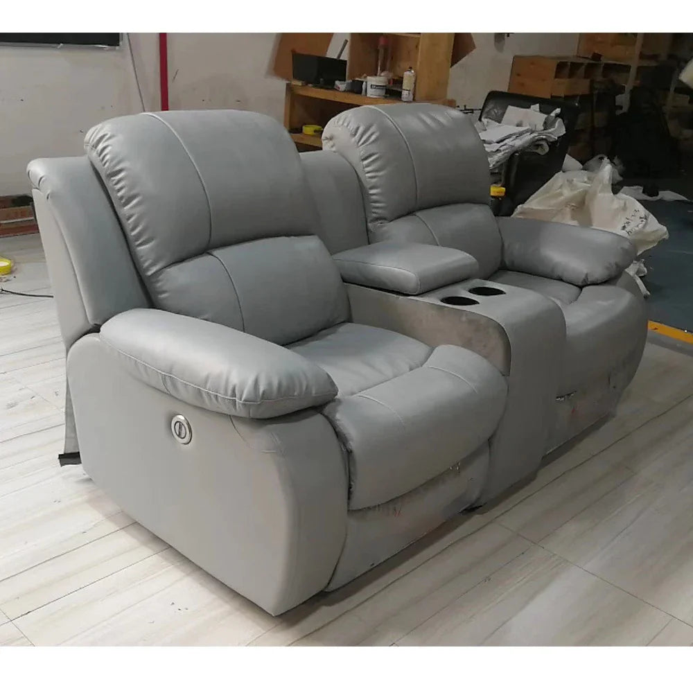 MINGDIBAO Manual / Electric Recliner Sofa Genuine Leather