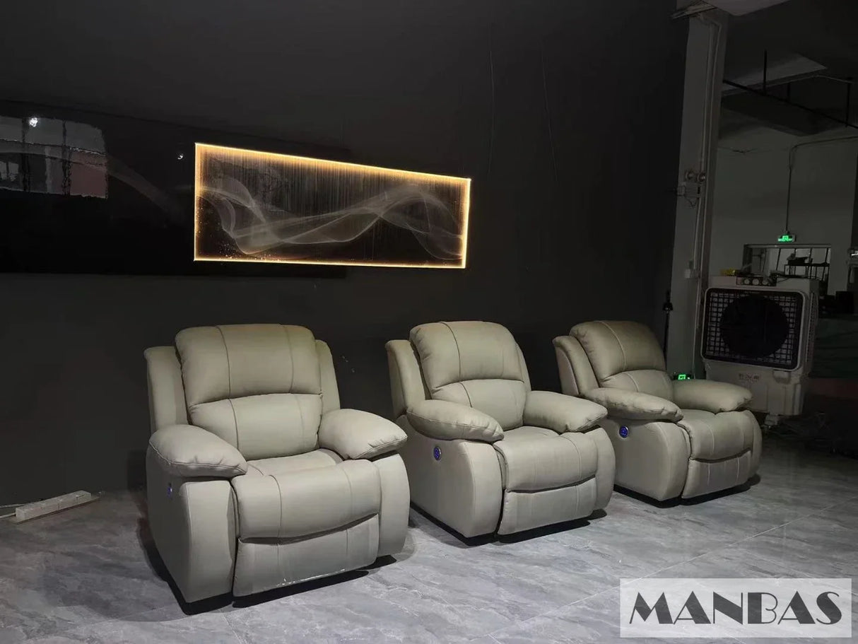 MINGDIBAO Manual / Electric Recliner Sofa Genuine Leather