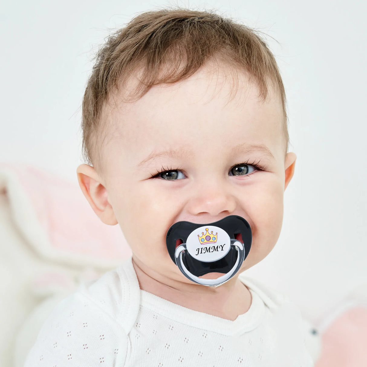MIYOCAR personalized any name colorful lovely crown pacifier