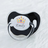 MIYOCAR personalized any name colorful lovely crown pacifier
