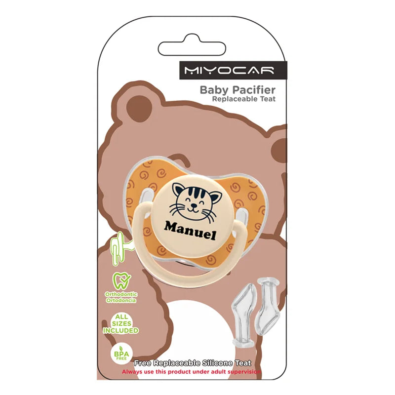 MIYOCAR personalized replaceable teat pacifier BPA free all