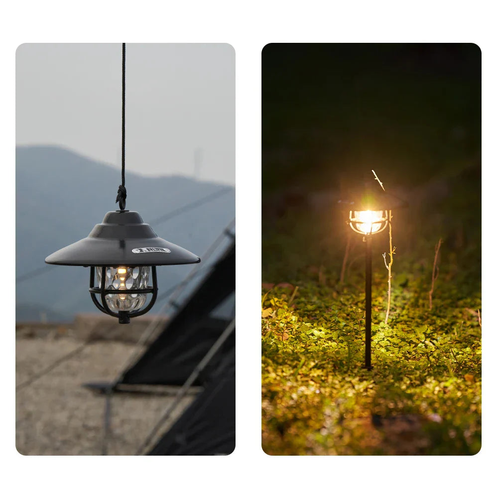 MOBI GARDEN Camping Light Lantern Lawn Lights Solar