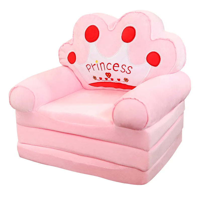 MOMO Children Sofa Cute Cartoon Lazy Folding Small