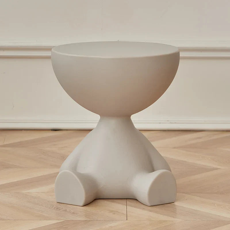 MOMO Cream Style Small Flat Tea Table Small