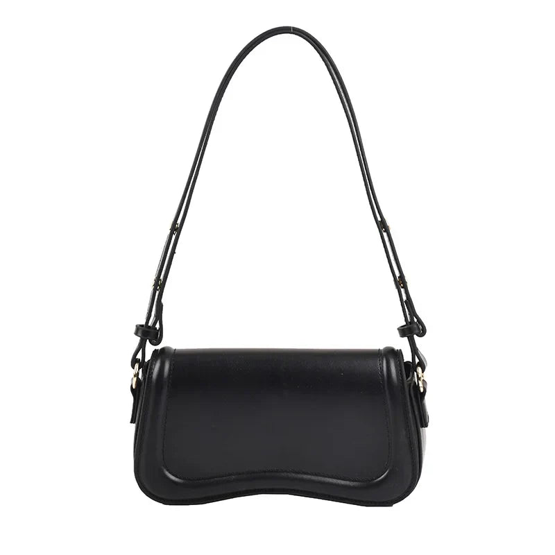 MOODS Flap Crossbody Bags For Women Pure Color