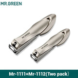 MR.GREEN Nail Clippers Stainless Steel Anti Splash Fingernail