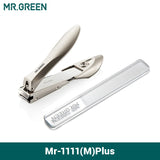 MR.GREEN Nail Clippers Stainless Steel Anti Splash Fingernail