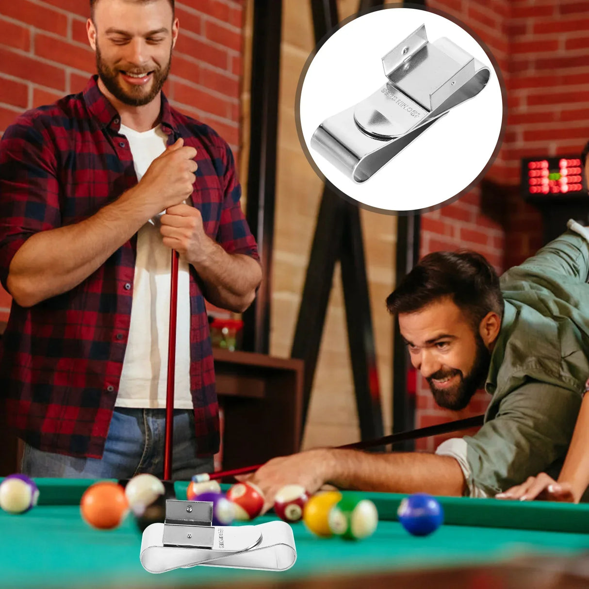 Magnetic Clamp Pool Case Billiard Holder Magnetic Snooker