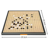 Magnetic Go Game Foldable Weiqi Acrylic Black White