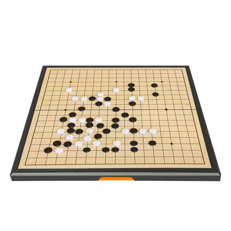 Magnetic Go Game Foldable Weiqi Acrylic Black White