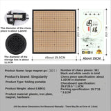Magnetic Go Game Foldable Weiqi Acrylic Black White