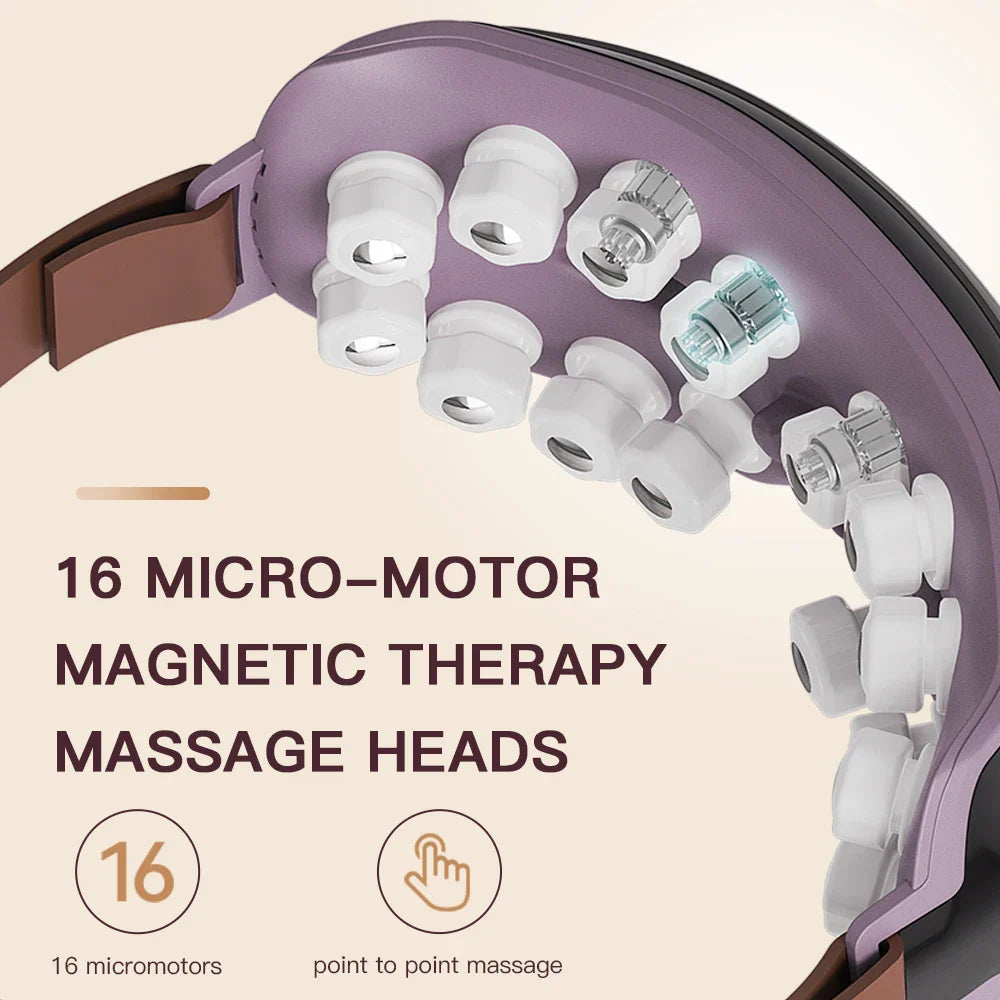 Magnetic Therapy Bluetooth Eye Massager Acupuncture Point Massage