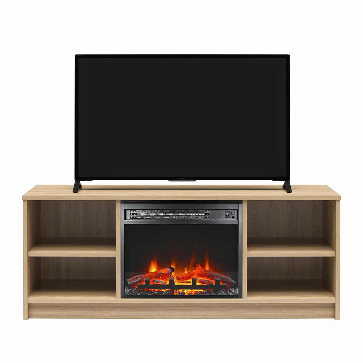 Mainstays Fireplace TV Stand for TVs up to