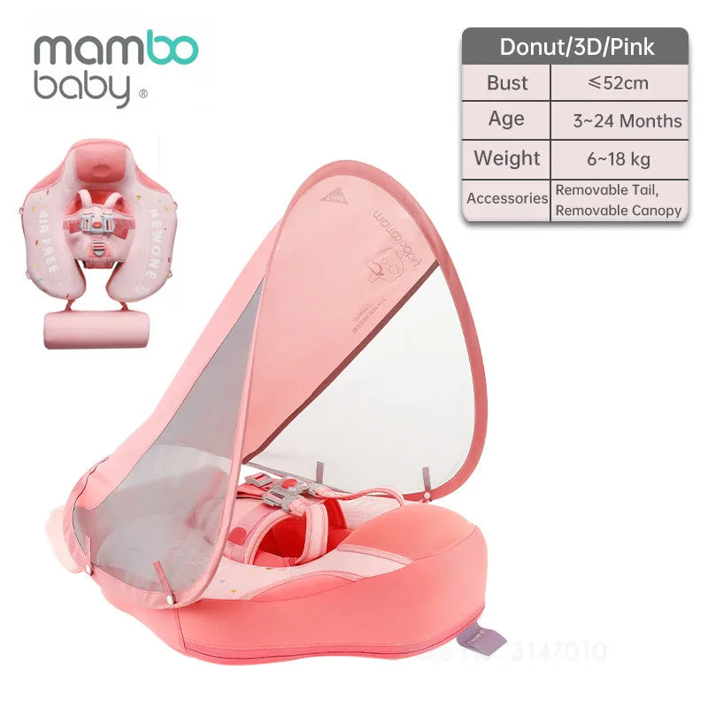 Mambobaby Baby Floater Newest Non-inflatable Waterproof Swimming Float