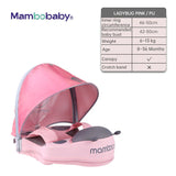 Mambobaby Baby Swimming Float Sunshade Infant Non-Inflatable Pool