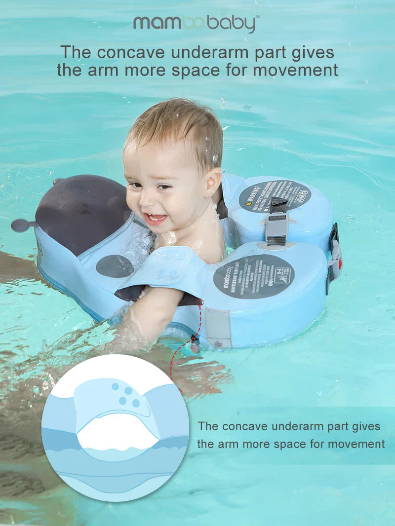 Mambobaby Baby Swimming Float Sunshade Infant Non-Inflatable Pool