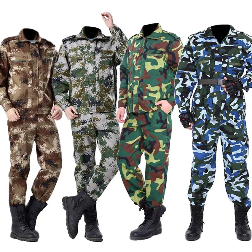 Man SWAT Soldier Army Suit Military Uniform Costumes