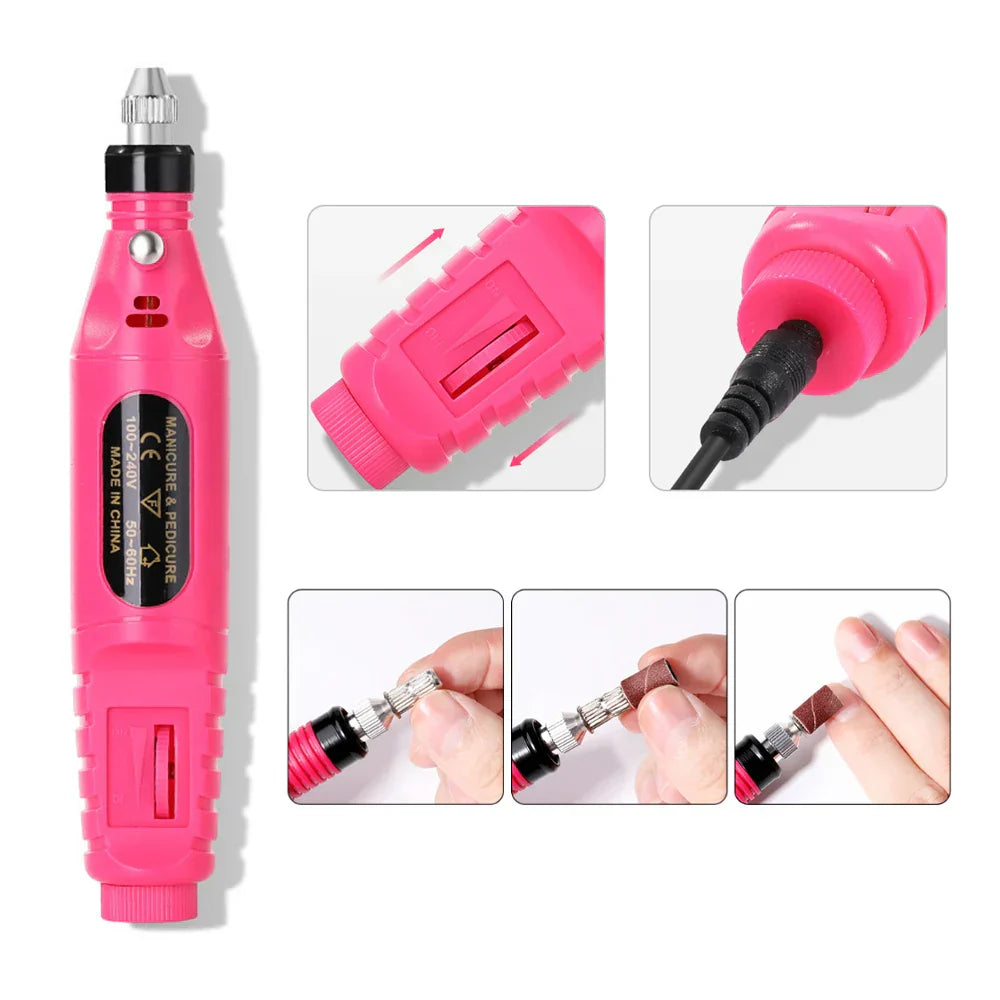 Manicure Set For Nail Accessories Kit Nail Drill