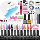 Manicure Set Poly Nail Gel Kit with 36/132W