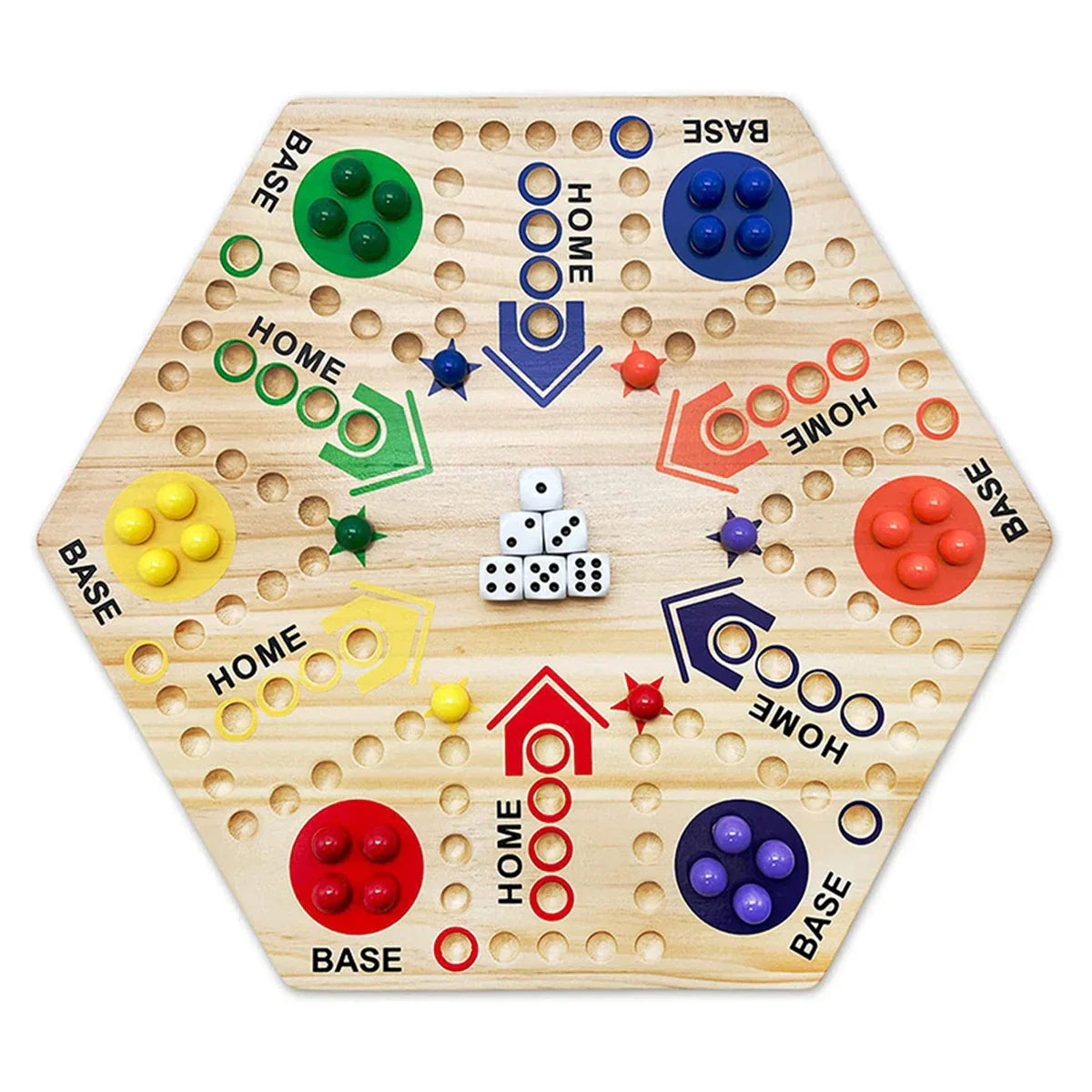 Marbles Board Game Parentchildren Interactive Doublesided Board Game