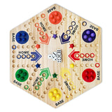 Marbles Board Game Parentchildren Interactive Doublesided Board Game