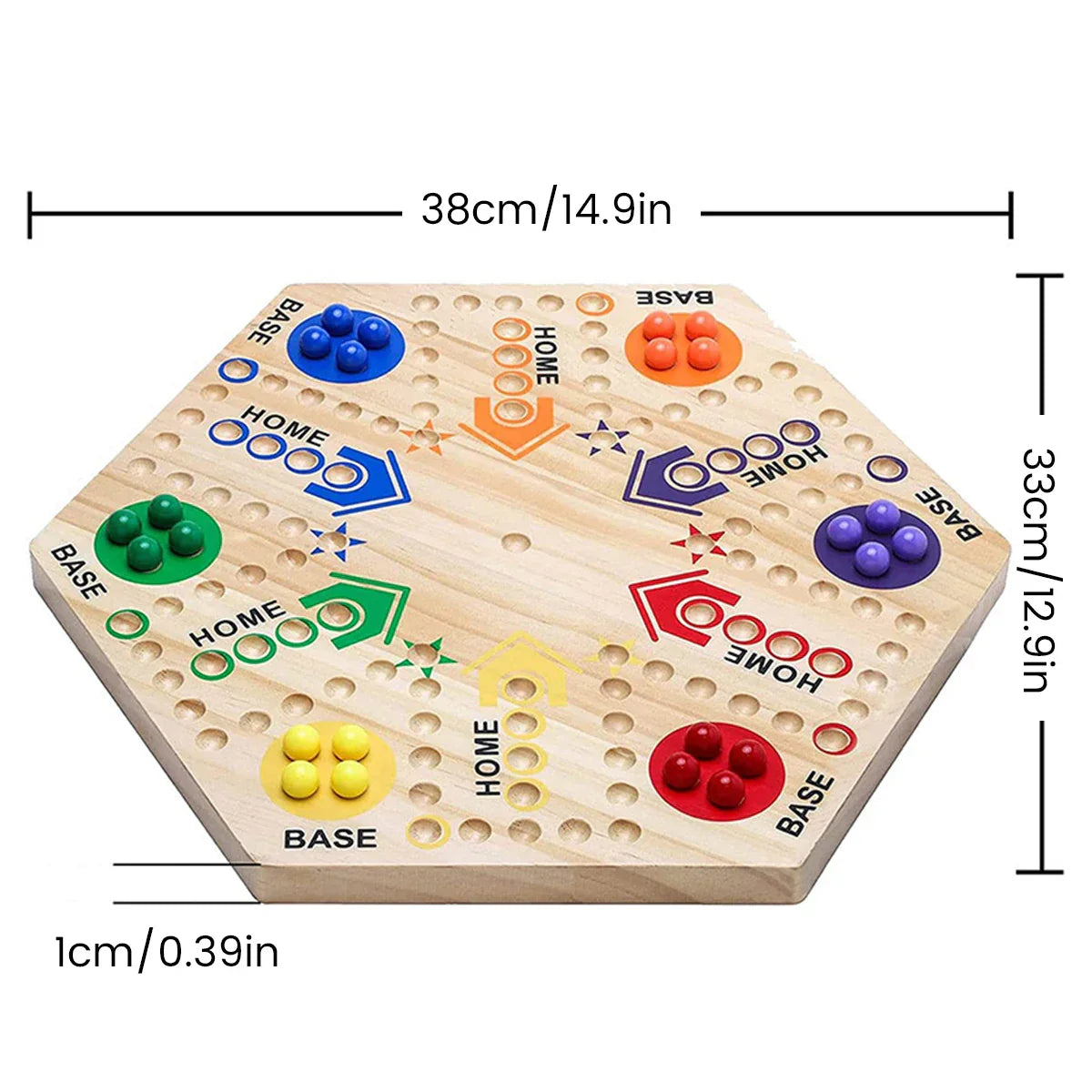 Marbles Board Game Parentchildren Interactive Doublesided Board Game