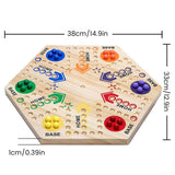 Marbles Board Game Parentchildren Interactive Doublesided Board Game