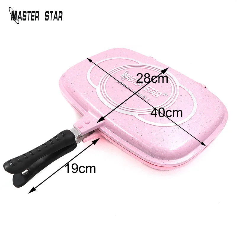 Master Star 36/40cm Double Sided Fry Pan Die-Casting