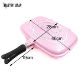 Master Star 36/40cm Double Sided Fry Pan Die-Casting