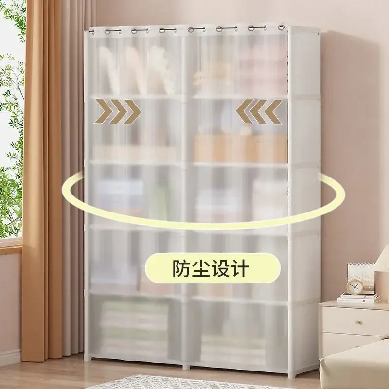 Mattress Topper Shelf Folding Plastic Cabinet Wardrobe