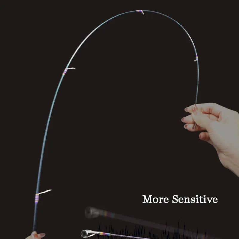 Mavllos Rancy Carbon Ultralight Fishing Rod,Lure 0.6-8g Line