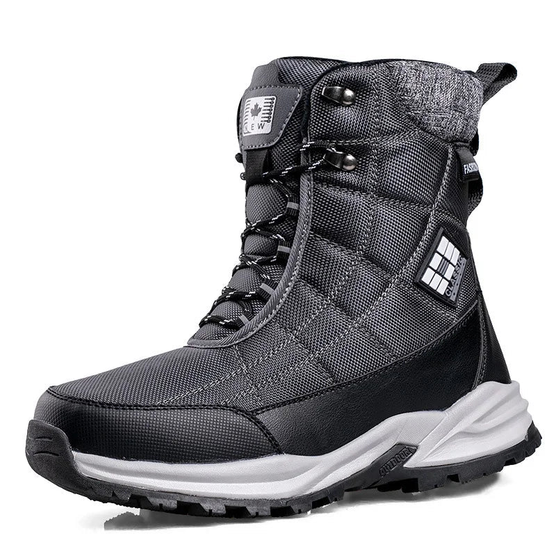 Men Boots Winter Fashion Outdoor Mens Shoes Hightop