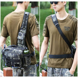 Men Fishing Tackle Bags Single Shoulder Crossbody Bag