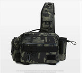 Men Fishing Tackle Bags Single Shoulder Crossbody Bag