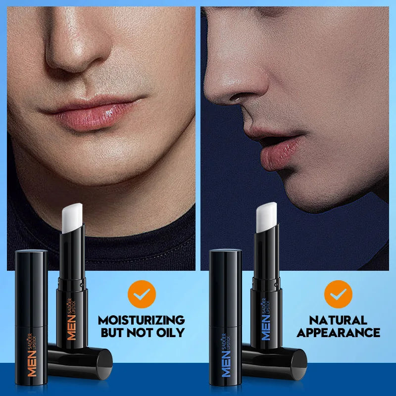 Men Lip Balm Moisturizing Hydration Fading Lip Lines